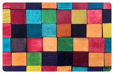 Comprar alfombra de neopreno ROYAL CUBOS de colores