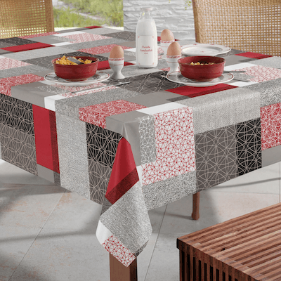 Comprar Mantel de Hule MIRKA RED PVC