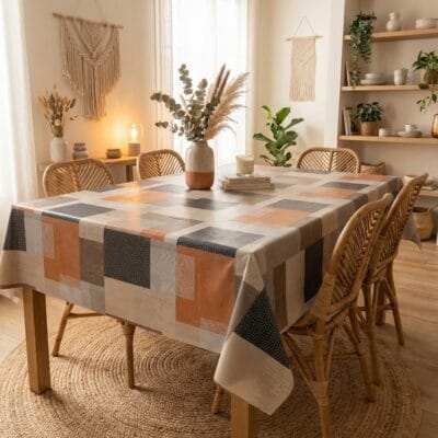 Comprar Mantel de hule TETRIS NARANJA Alta Calidad