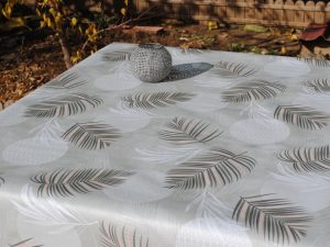 Comprar Mantel de hule PALMERAS VERDE PVC protegido