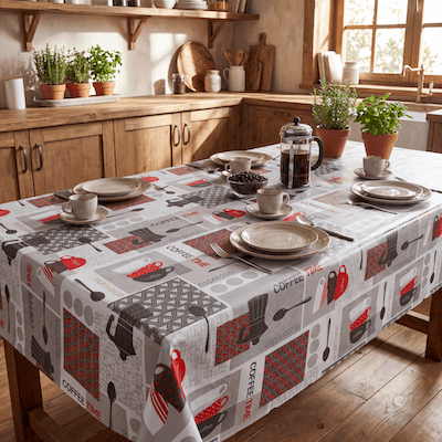 Comprar Mantel de hule COFFEE TIME PVC Protegido