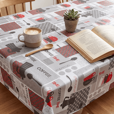 Comprar Mantel de hule COFFEE TIME PVC Protegido