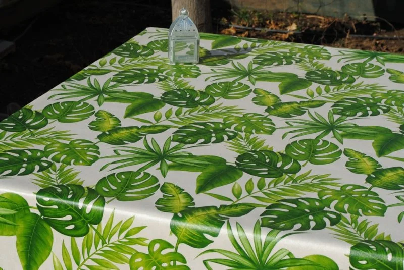 Comprar Mantel de hule SELVA VERDE PVC Protegido.