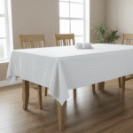 Comprar Mantel de hule BLANCO Económico PVC