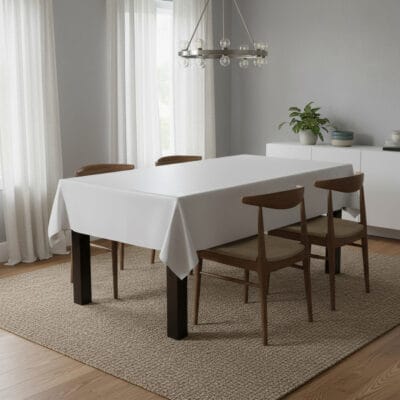 Comprar Mantel de hule BLANCO Económico PVC
