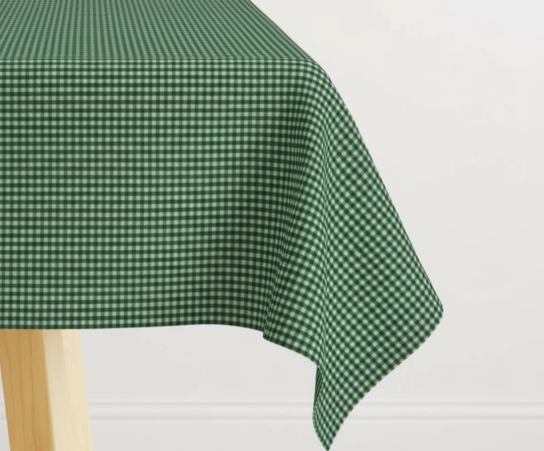 Mantel tela resinada CUADROS VERDES - hulemarket 1, image size:1120x928