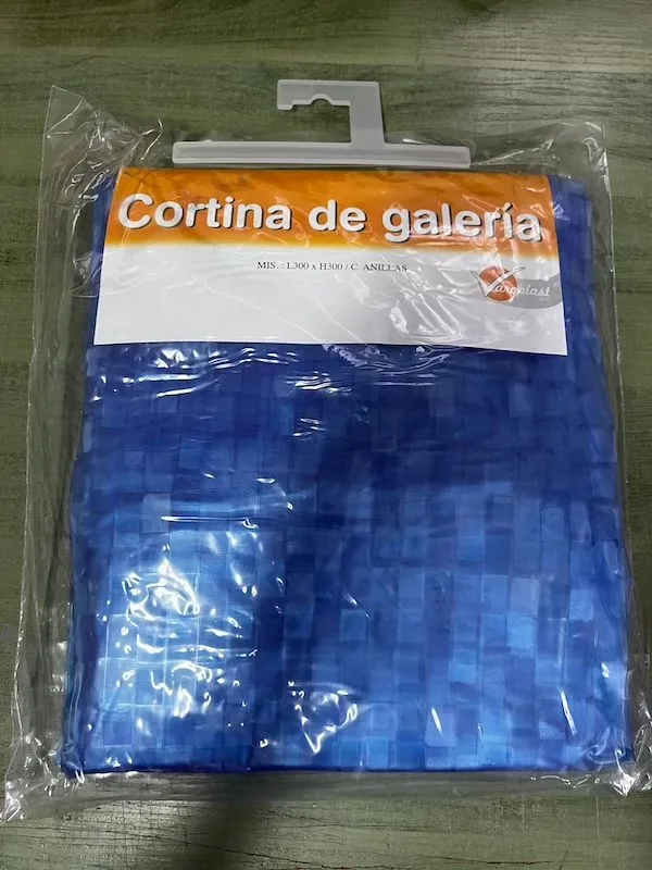 Comprar Cortinas de Galería Exterior de Plástico. Medida: 300x300