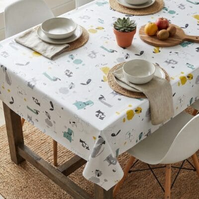 Comprar Mantel de hule DOGS and CATS PVC