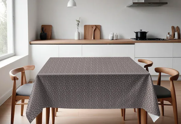 Comprar Mantel de hule DOTS TAUPE PVC