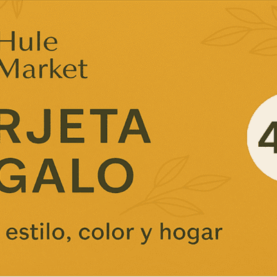 Tarjeta de regalo por valor de 40€ para gastar en nuestra tienda Hulemarket