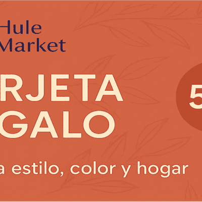 Tarjeta de regalo por valor de 50€ para gastar en nuestra tienda Hulemarket