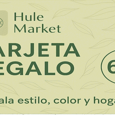 Tarjeta de regalo por valor de 60€ para gastar en nuestra tienda Hulemarket