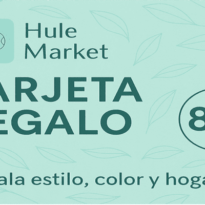 Tarjeta de regalo por valor de 80€ para gastar en nuestra tienda Hulemarket