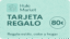 Tarjeta de regalo por valor de 80€ para gastar en nuestra tienda Hulemarket