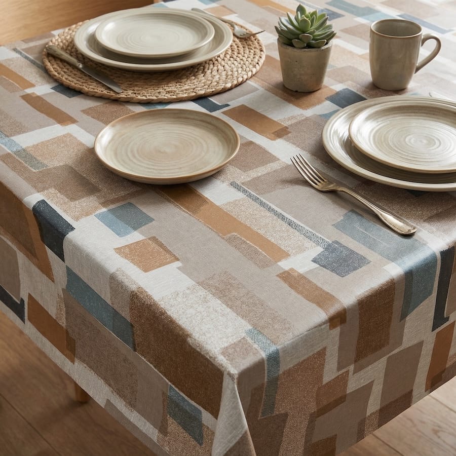 Comprar Mantel de hule FOREST HAZE PVC protegido