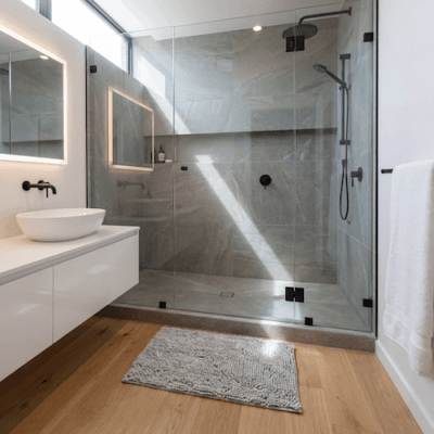 Comprar Alfombra de baño CILIA Gris