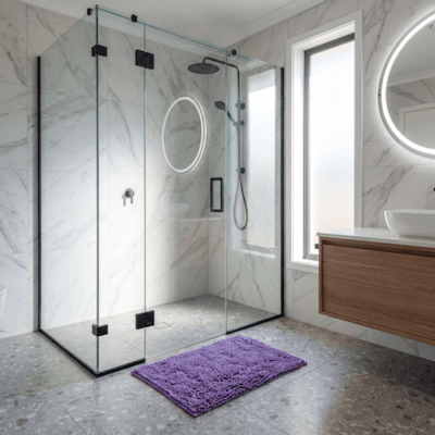Comprar Alfombra de baño CILIA Morado