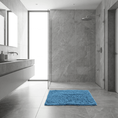 Comprar Alfombra de baño CILIA Cielo