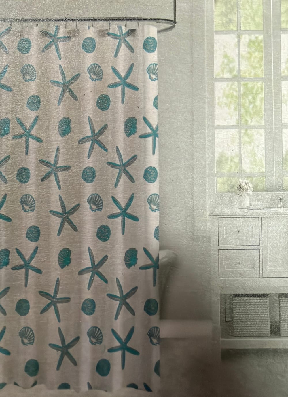 Comprar Cortina de baño CARACOLAS