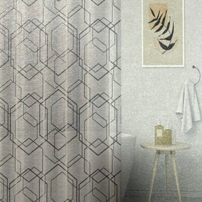 Comprar Cortina de baño HEXÁGON