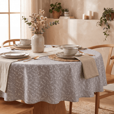 Comprar Mantel de hule NIEVE PVC