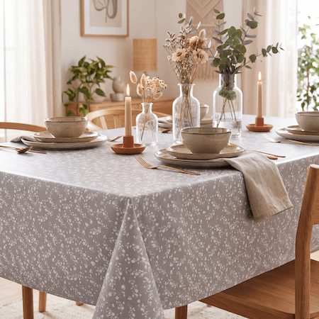 Comprar Mantel de hule NIEVE PVC
