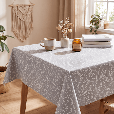 Comprar Mantel de hule NIEVE PVC